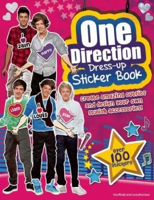One Direction Dressup Sticker Book