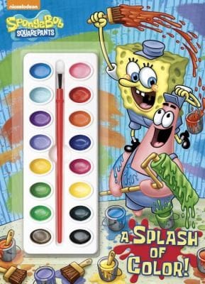A Splash of Color With Paint Brush and Paint
            
                SpongeBob SquarePants