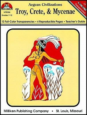 Three Aegean Civilizations Troy Crete And Mycenae