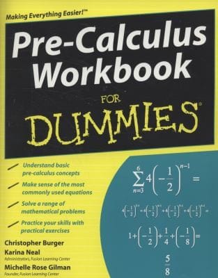 PreCalculus Workbook for Dummies
            
                For Dummies Lifestyles Paperback