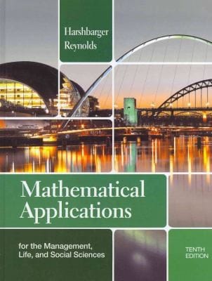 Mathematical Applications for the Management Life and Social Sciences
            
                Textbooks Available with Cengage Youbook