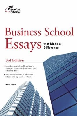 Business School Essays That Made A Difference