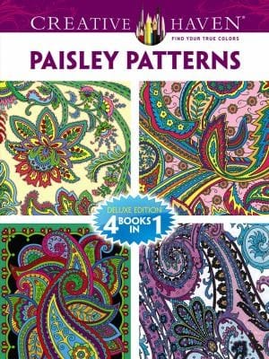 Creative Haven Paisley Patterns Coloring Book