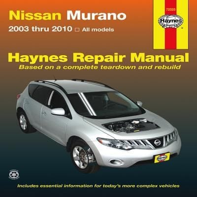 Nissan Murano Automotive Repair Manual 20032010