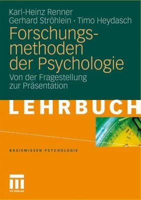 Forschungsmethoden Der Psychologie
            
                Basiswissen Psychologie