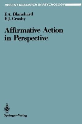 Affirmative Action in Perspective
            
                Recent Research in Psychology
