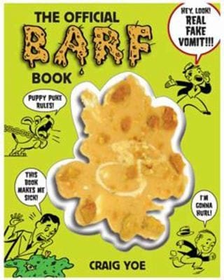 The Official Barf Book With Fake Vomit