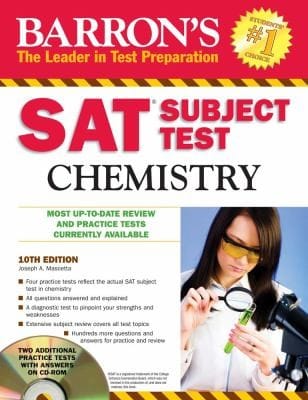 Barrons SAT Subject Test Chemistry With CDROM
            
                Barrons SAT Chemistry WCD
