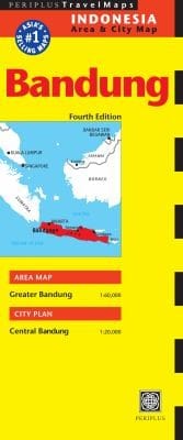 Bandung Travel Map Fourth Edition Indonesia Regional Maps