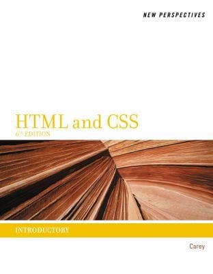 New Perspectives On Html And Css Intro