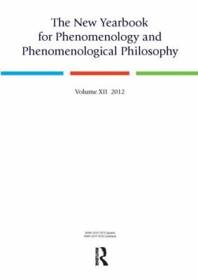 The New Yearbook For Phenomenology And Phenomenological Philosophy Volume Xii