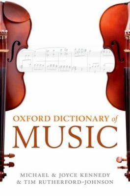 The Oxford Dictionary of music