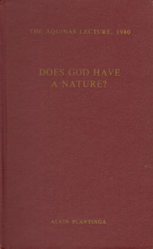 Does God have a nature?