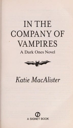 In the company of vampires