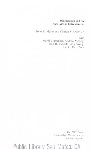 Deregulation and the new airline entrepreneurs