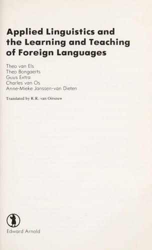 Applied linguistics and the learning and teaching of foreign languages