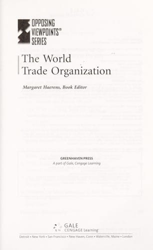 The World Trade Organization