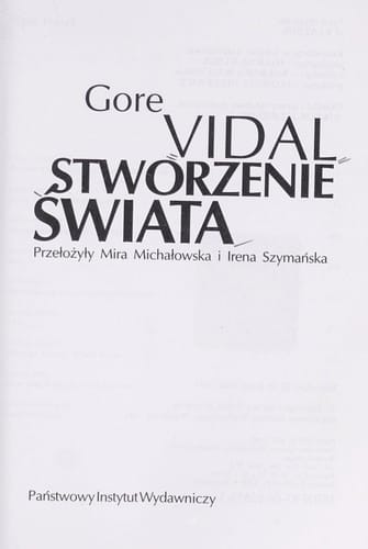 Stworzenie s wiata