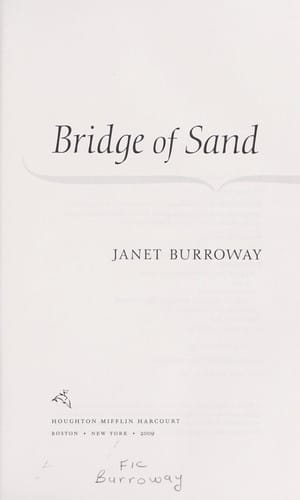A bridge of sand