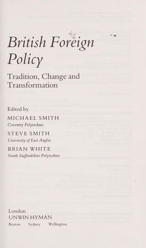 British foreign policy