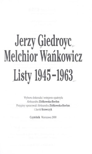 Listy 1945-1963