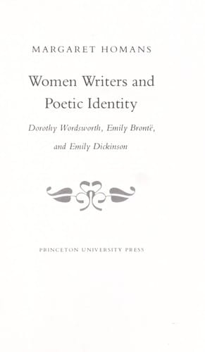 Women Writers and Poetic Identity