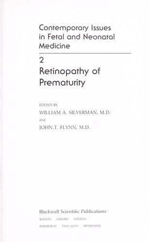 Retinopathy of prematurity