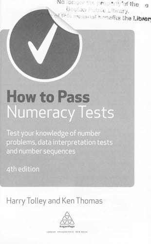How to pass numeracy tests