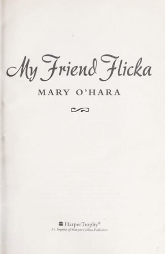 My friend Flicka