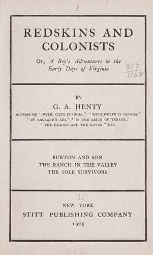 Redskins and colonists