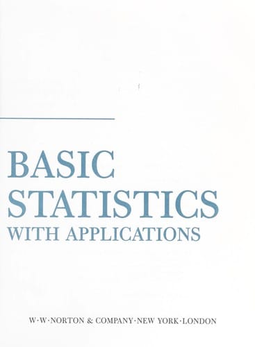 Basic statistics with applications