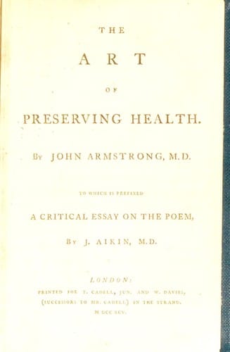 The art of preserving health