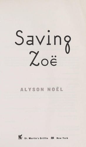 Saving Zoe