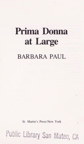 Prima donna at large