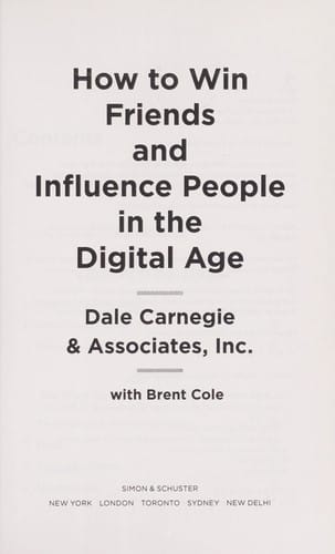 How to win friends and influence people in the digital age
