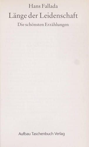 Länge der Leidenschaft