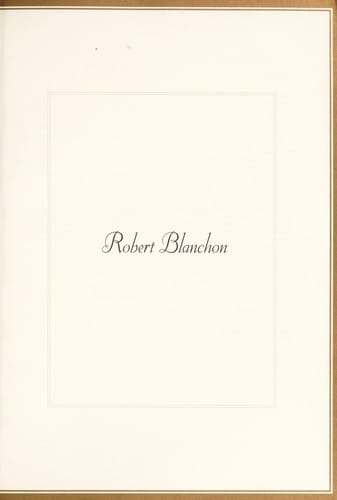 Robert Blanchon