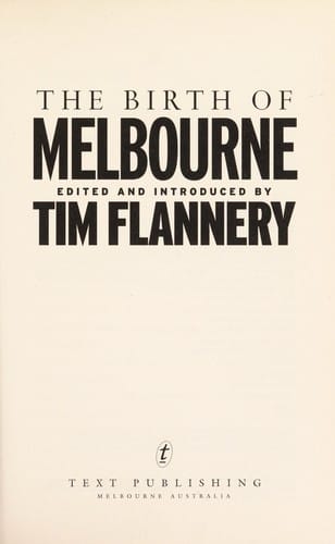 The birth of Melbourne