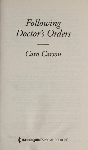 Following Doctor's Orders