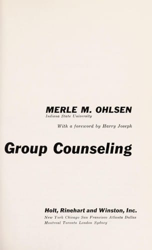 Group counselling