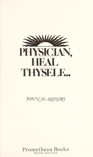 Physician, heal thyself--