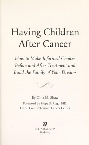 Having children after cancer