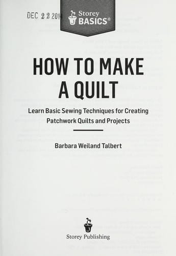How to make a quilt