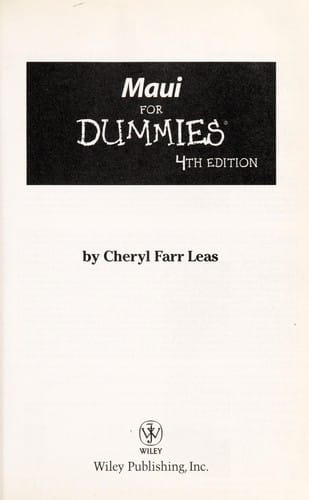 Maui for dummies