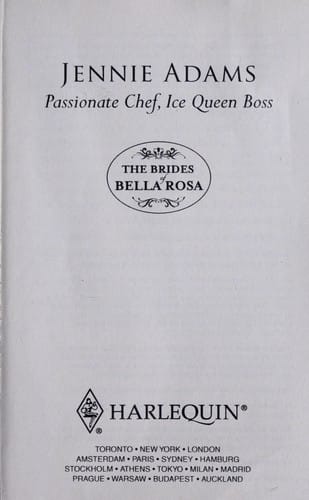 Passionate chef, ice queen boss