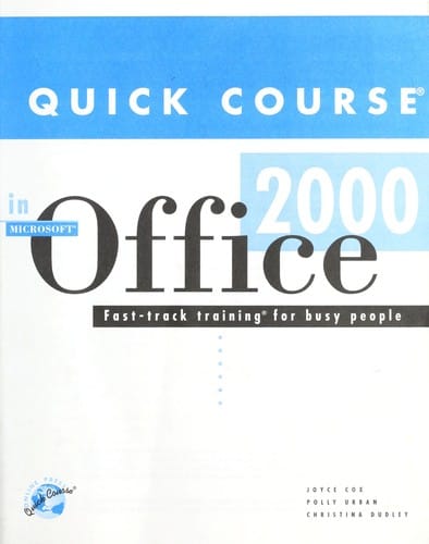 Quick course in Microsoft Office 2000