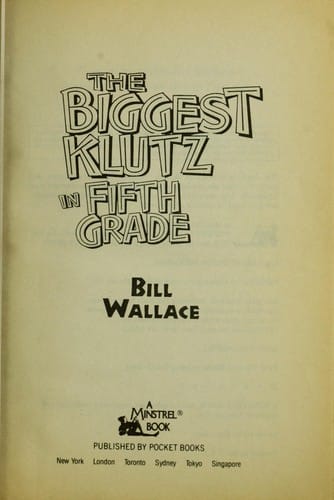 The biggest klutz in fifth grade