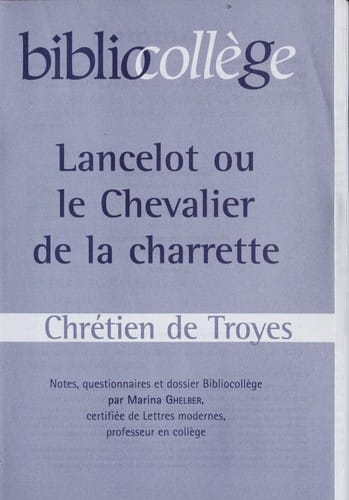 Lancelot ou le Chevalier de la charrette