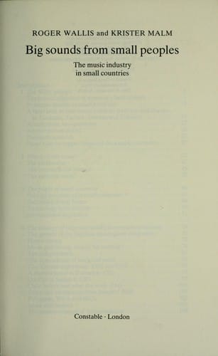 Big sounds from small peoples