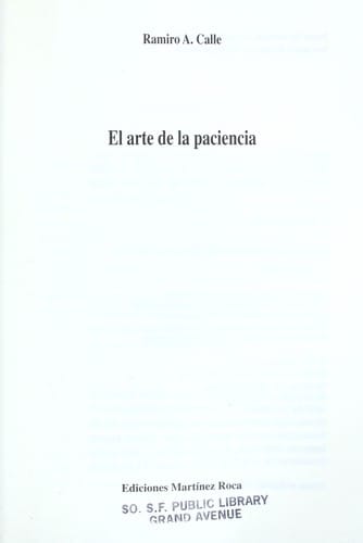 El arte de la paciencia